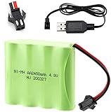 Real battery capacity 4.8V 2400mAh Battery, 3 times working time than other 700mah battery,Package include: 1 * 4.8V 2200mAh NiMH Battery and 1 * USB Charger Cable.