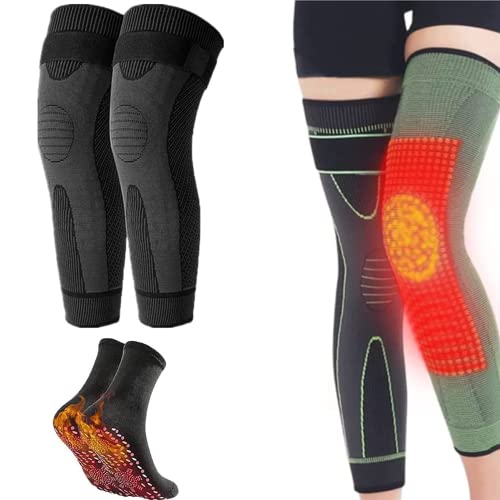 Reduce Fast Mugwort Acupressure Detoxing Shaping Knee Pads,3D High Elastic Knee Brace Support Compression Sleeve for varicose Ve