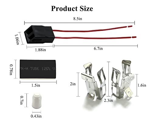2 Pack Err117 Range Stove Element Plug Receptacle Block Terminal Block Range For Receptacle Whirlpool Kenmore Electric Stove Range Burner Receptacle Kit 550226, 71930, 74-06-132, 74-06-190, 766339 #TOP1