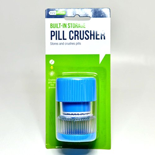 Triturador de pastillas manual, ultrafino. Color: Azul