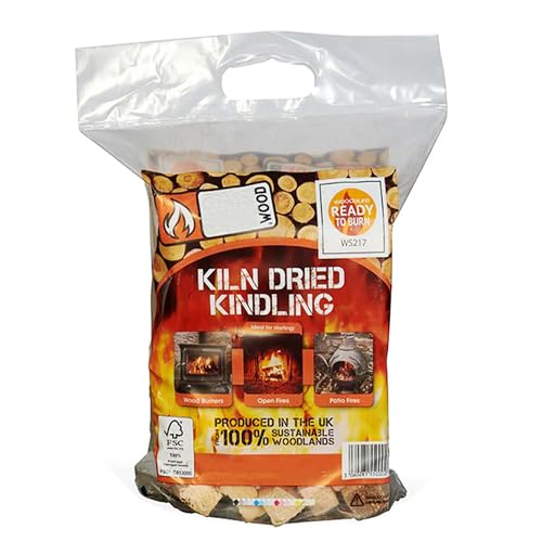 2-3kg Dried Kindling Firewood Logs Net Easy To Light Ready To Burn (1 Bag)