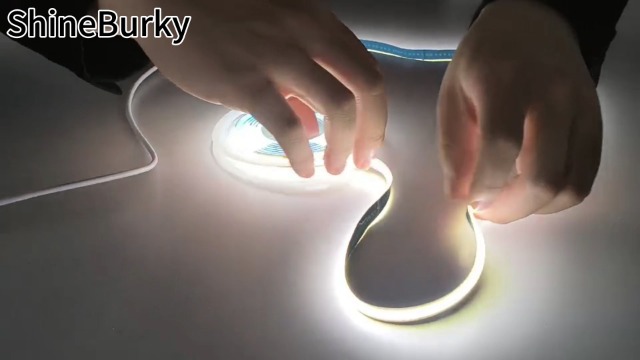 KSIBNW Striscia LED COB 5V USB, Bianco Freddo 6000K 1M Luci