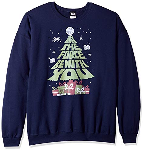 Sweat Star Wars homme bleu pull polaire XL vêtement chaud hiver décontracté