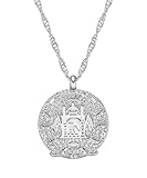 d'origine Collier avec blason afghan, collier de drapeau afghan, collier de drapeau afghanistan, bijoux afghans, pour femme