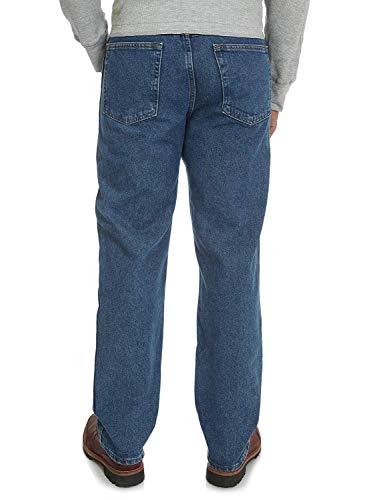 image for Rustler Classic Relaxed Fit, Medium Stonewash, 34W x 32L