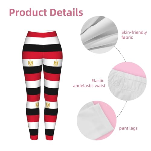 Leggings de compresión egipcios mallas deportivas suaves estampadas 6