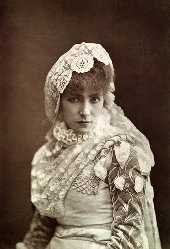 Poster image impression sur toile théâtre Sarah Bernhardt pour grand mur