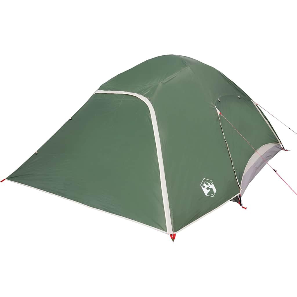 Genérico Tienda de campaña iglú para 4 Personas Impermeable Verde,Deportes,Actividades al Aire Libre,Camping y Senderismo,Tiendas de campaña-94719