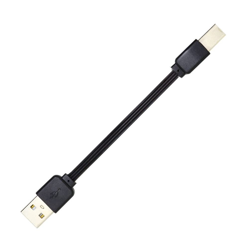xiwai USB2.0 Type-B Male to USB 2.0 Type-A Male Data Flat Slim FPC Cable 13cm for Scanner & Disk & Printer