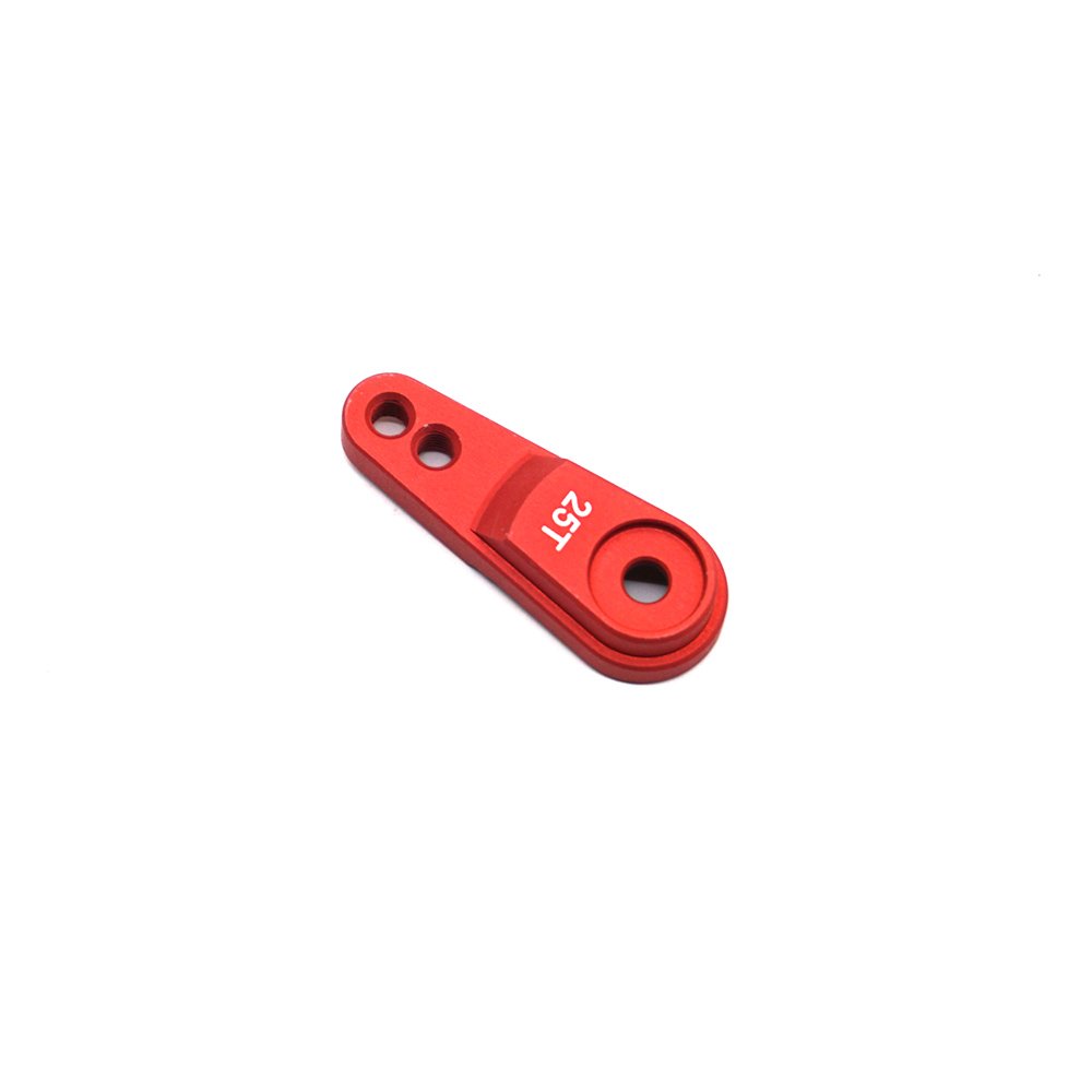 1Pcs 25T Alloy Adjustable Servo Arm for 1/10 TRX-4 Crawler #B RC Accessories (Matte Red)