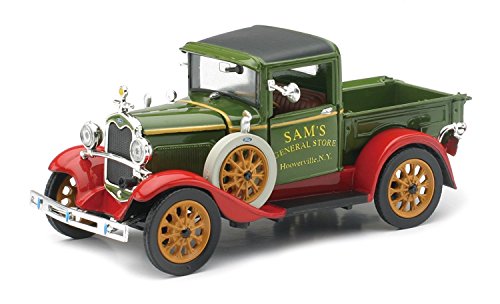 NewRay - 1931 Ford Model A Diecast Classic Car Collection Pickup Truck - Green - 1:32 Scale
