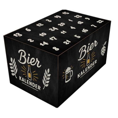 Calendrier de l'Avent bière à remplir soi-même 24x0,5 L Black Hops