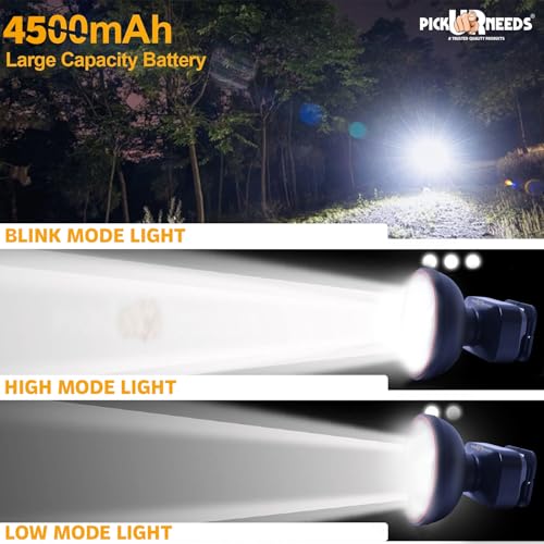 Image of Pick Ur Needs 20 Watt Super Power Head Lamp with 3 Mode LED Zoomable Head Light for Camping Torch