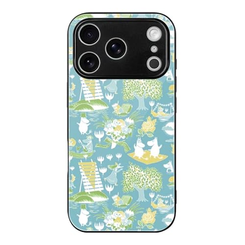 For iPhone 18 pro Max�Ή� �X�}�z�P�[�X ���[�~���L�����N�^�[�W���� �w�ʋ����K���X TPU �o���p�[ �����ی� 66# [���s�A���i]