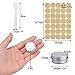 24pcs Tarros de Aluminio vacío, Vacíos Recipiente de cosmética Tarros Pequeños Viajes...