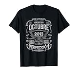 Mujer Leyendas Octubre 2013 Hombre Mujer 11 Años Cumpleaños Camiseta