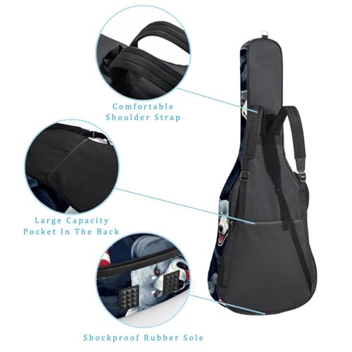 Housse pour guitare étanche qui protège les instruments de 40 à 42 pouces - 3