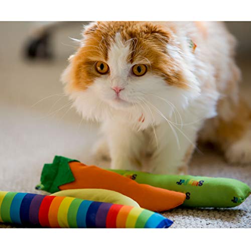 Youngever 3 Pack Cat Kicker Toys, Kitty Kick Stick, Cat Kick Toy, Interactive Cat Toys for Cat