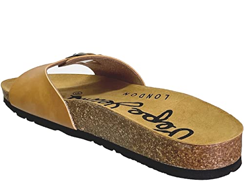 Pepe Jeans, Bio Basic Men PMS90082, Homme Mule Marron Lisse - 43 EU