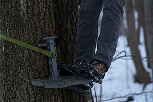 Xop-Xtreme Outdoor Products Edge Tree Saddle Platform - Saddle Hunting Platform - Tree Saddle Hunting System,Xop Green/Grey #TOP3