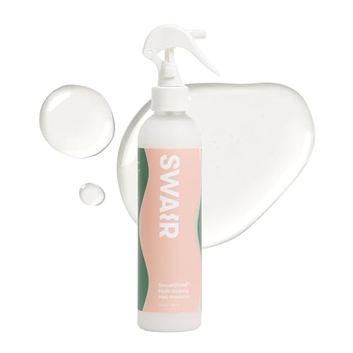 SWAIR SweatShield - Protector de cabello multitarea 8 onzas acondicionador sin enjuague repele el sudor y la humedad combate el encrespamiento para