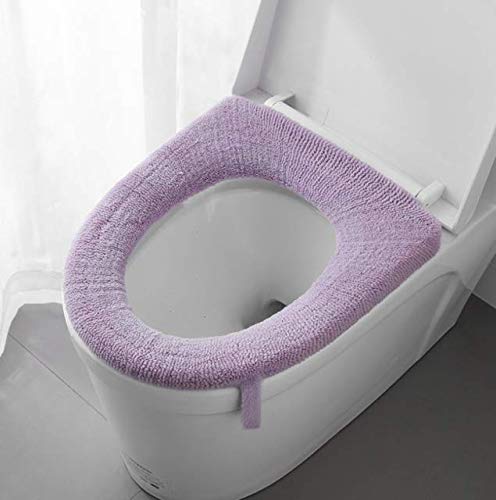 Preisvergleich Produktbild JIAWEIDAMAI Elastisches Dickes O-Förmiges Toilettensitzkissen Waschbares Toilettensitzkissen Herbst- Und Winter-Toilettensitztoilette