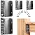 20 Pack Aluminum Deck Railing Bracket Connectors for 2"x4" (Actual 1.5"x3.5") Wood Posts to Handrail Connection, 2mm Extra Thick Metal Connectors for Fence Porch Stair, SA20
