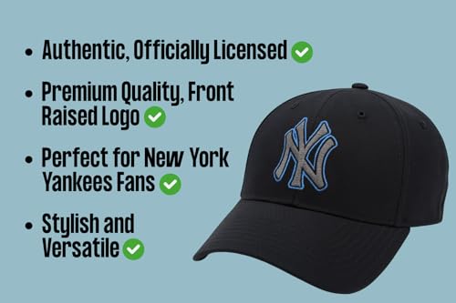 Gorra deportiva negra con logo ajustable para niños miniatura 7