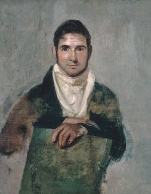 Peinture à l'huile Alexander Anderson 1815 reproduction tableau xJohn Wesley Jarvis 30x40