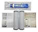Combo Pack FX12M and FX12P ALTON brand comparable replacement filters, 2 carbon filters and 1 RO membrane filter, perfect fit for GE GXRM10RBL RO water systems. Commercial grade extended service life