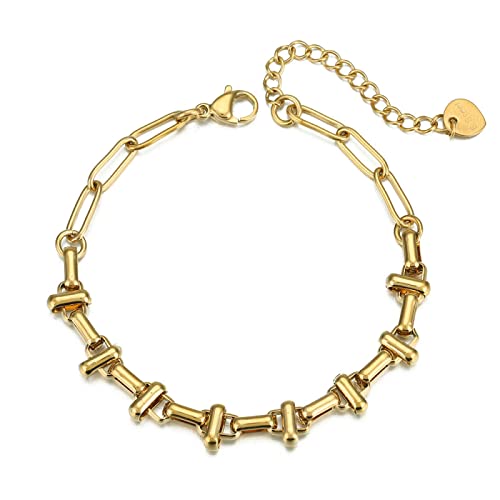 Bracelet femmes chic en chaîne à maillons or pour look de plage élégant