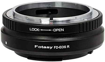 Fotasy FD Mount Lens to Cannon EOS RF Mount Adapter, FD EOS R Adapter, FD RF, FD FL Classic Manual Lense Adapter, Compatible with Canon EOS R Mirrorless Camera EOS R RP Ra R3 R5 R6 R7 R10