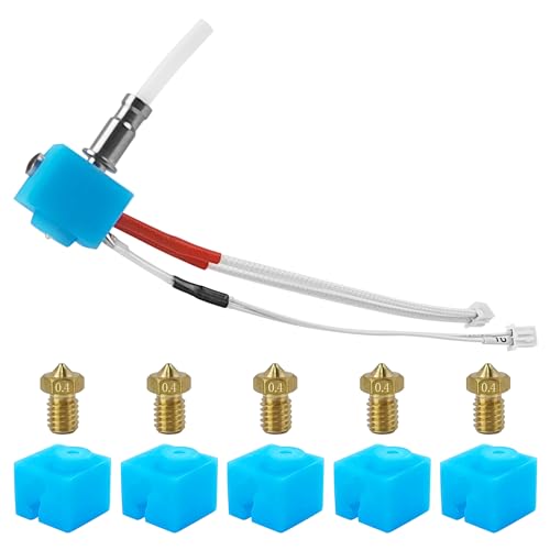 3D Drucker Zusammengebaut Hotend Kit, Druckkopf für Anycubic Kobra 3D Drucker, Hot End Druckkopf Extruder Kit, 3D Drucker Zubehör Enthält Druckkopf für Kobra*1, Düse*5, Silikonisolierhülle*5 3D Drucker Zusammengebaut Hotend Kit, Druckkopf für Anycubic Kobra 3D Drucker, Hot End Druckkopf Extruder Kit, 3D Drucker Zubehör Enthält Druckkopf für Kobra*1, Düse*5, Silikonisolierhülle*5
