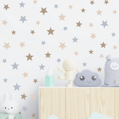 Vinilo decorativo sacinora Estrellas Marrón Gris miniatura 3