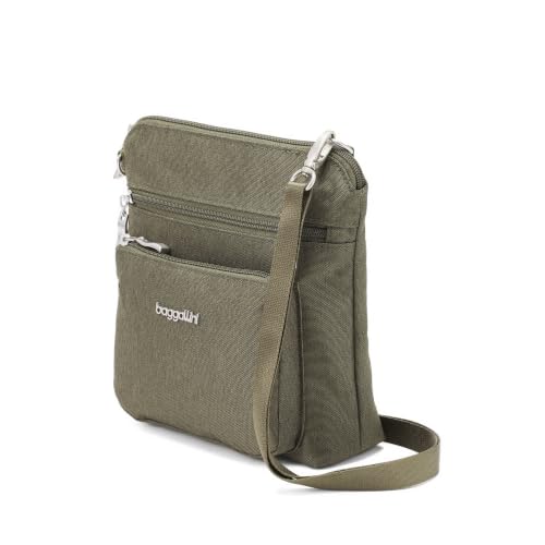Image of Baggallini Modern Pocket Crossbody Bag for Women, 8.5 inchx8.5 inch Handbag Purse with RFID, Lightweight Water-Resistant