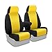 Coverking Custom Fit Front 50/50 Bucket Seat Cover for Select Chevrolet Suburban 1500 Models - Neoprene (Yellow with Black Sides)