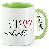Eine Rees Geschenkidee, das Freude bringt: Ob als Lieblingsbecher, Kaffeebecher oder Teebecher – dieser grüne Becher ist ein ideales Geburtstagsgeschenk.