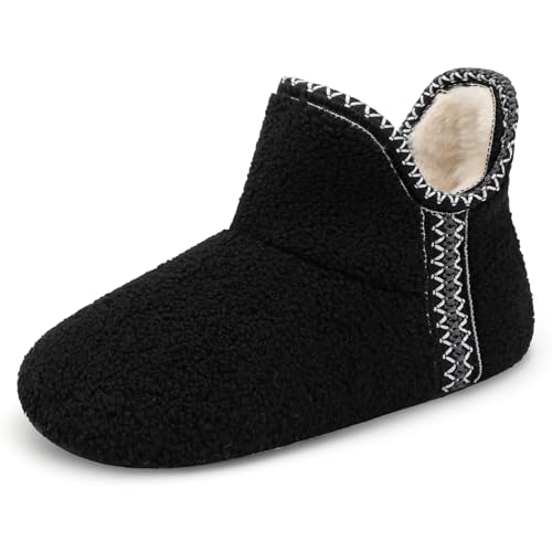 LeIsfIt Slippers for Women Warm Bootie Slippers Cozy Winter House Shoes Non-slip Bedroom Slipper Socks Ladies Slip on Slipper Boots