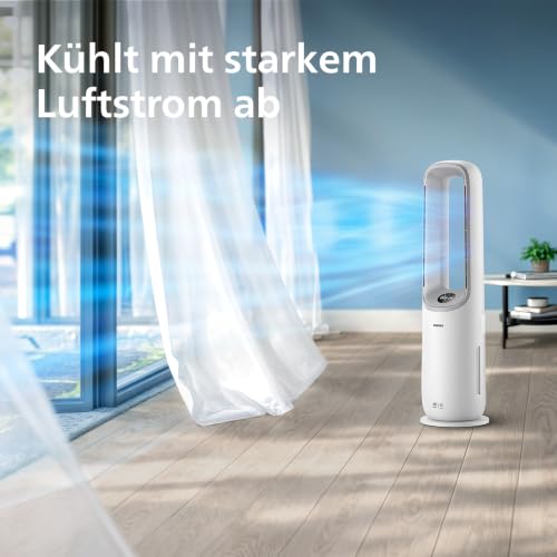 PHILIPS Air Performer 7000 2-in-1 Luftreiniger & Ventilator, Weiß, HEPA – Ansicht 4