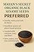 Mayan's Secret - Organic Black Sesame Seeds Raw – USDA Certified, Vegan, Non-GMO, Gluten-Free – High Protein & Nutrient-Rich Superfood – (907g) 2lbs