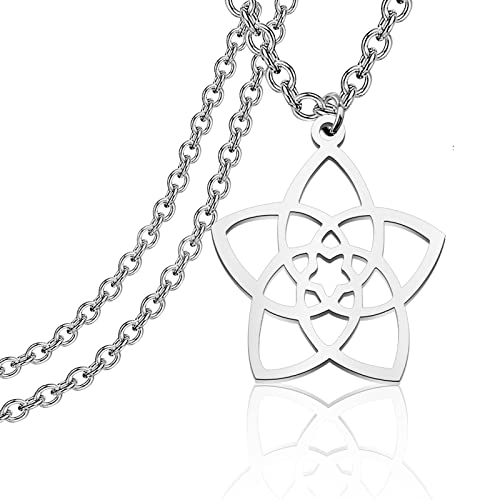 KEYCHIN Venus Flower Necklace Venus Star Gifts Venus Love Flower Pendant Jewelry