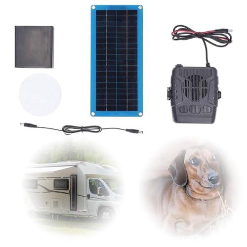 30w Solar Panel Heater, Portable Solar Chicken Coop Heating Warmer, Indoor Outdoor Solars Panel Greenhouse Heater Kit, Portable Heating Equipment for Shed, Home, Pet House, Camping, Rv