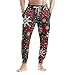 WENKOMG1 Mens Big and Tall Christmas Pajama Pants - Elastic Waist Loose Soft Xmas Holiday Print Lounge Pj Unisex Pajamas Bottoms for Family Pants Men Clothes Fashion Pijamas (L - White)