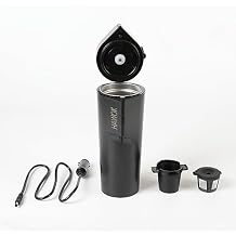 HAWOK Prtable Coffee Maker 12V Travel Espresso Machine, Single Cup 8 oz