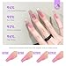 SAVILAND Poly Gel Nail Kit for Starter: 4 Poly Gel Nail Colors 28 Day Long Wear Ultra-Hard with Slip Solution, Fast & Easy Extension Nail Kit with Nail Lamp All-in-1 for Beginner DIY Art Home Salon