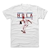 500 LEVEL Aaron Nola Shirt (Cotton, X-Large, White) - Aaron Nola Play R