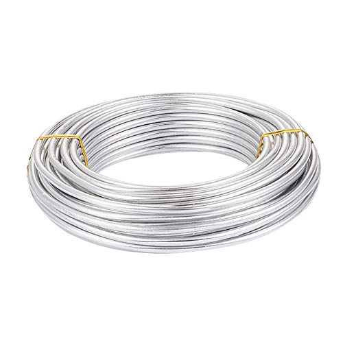 Fil aluminium 4mm artisanat fil bricolage flexible calibre 6 pour bijoux