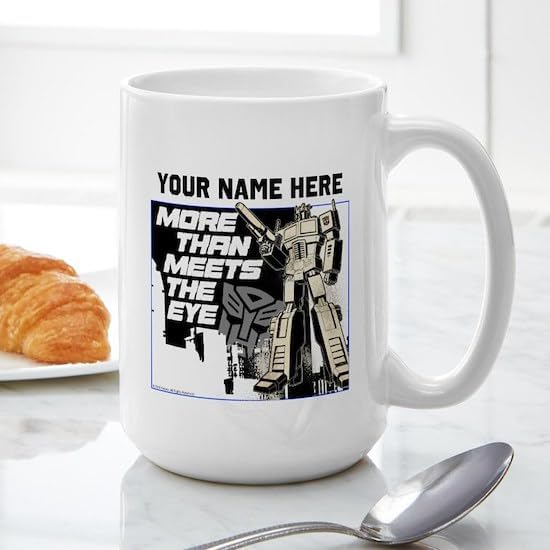 CafePress Custom Personalized More Than Meets The Eye Mugs 15 oz (444 ml) Ceramic Coffee Mug