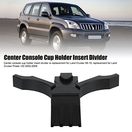 Divisor negro para portavasos central de consola miniatura 2