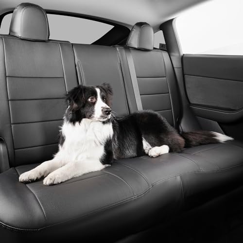 Custom Seat Covers for 2026 Tesla Model Y,Faux Leather,Full Set by coverdream - Used condition - Image 2